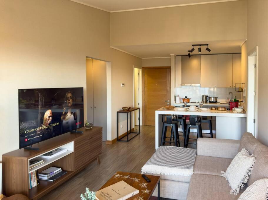 Apartamento Hermoso Departamento Con Terreza Y Vista Al Puerto Varas