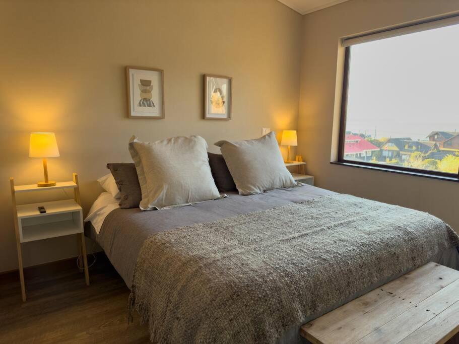 Hermoso Departamento Con Terreza Y Vista Al Apartamento Puerto Varas